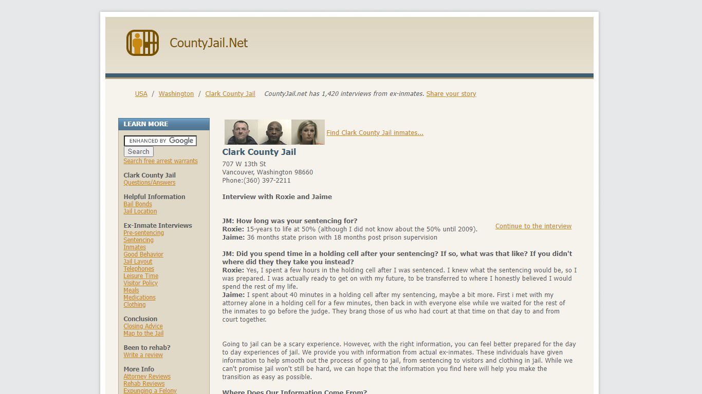 Clark County Jail, Washington | JailMedia